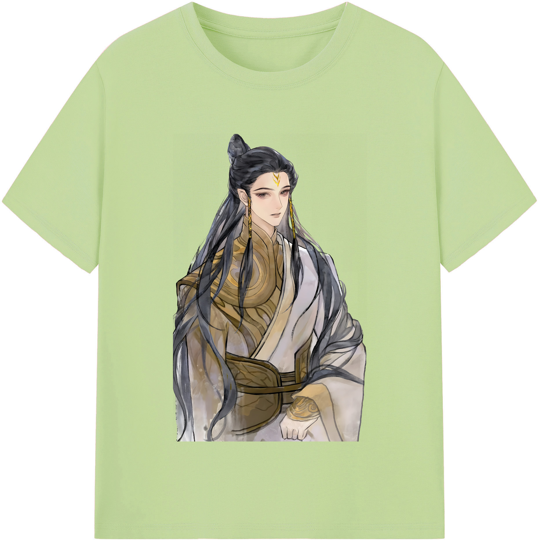 （画像用） Ne Zha 2 ナタ 魔童の大暴れ 綿100％半袖Tシャツ（フロントプリント）